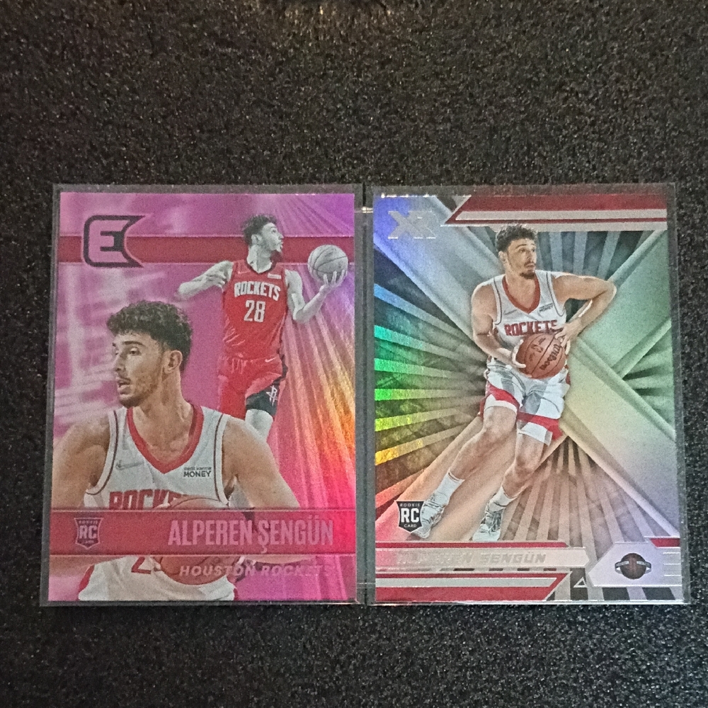 Alperen Sengun Basketball Trading Card Set - Pink and Multicolor